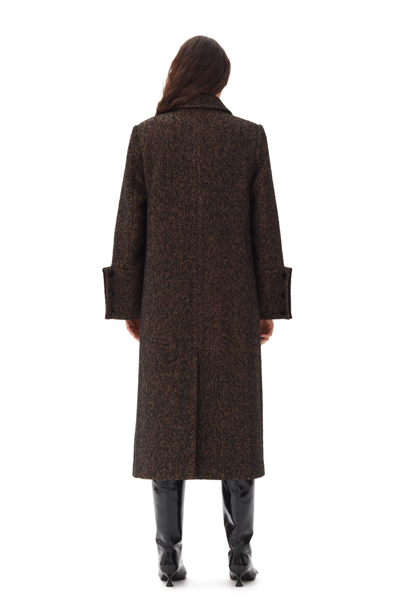 Ganni wool coat online