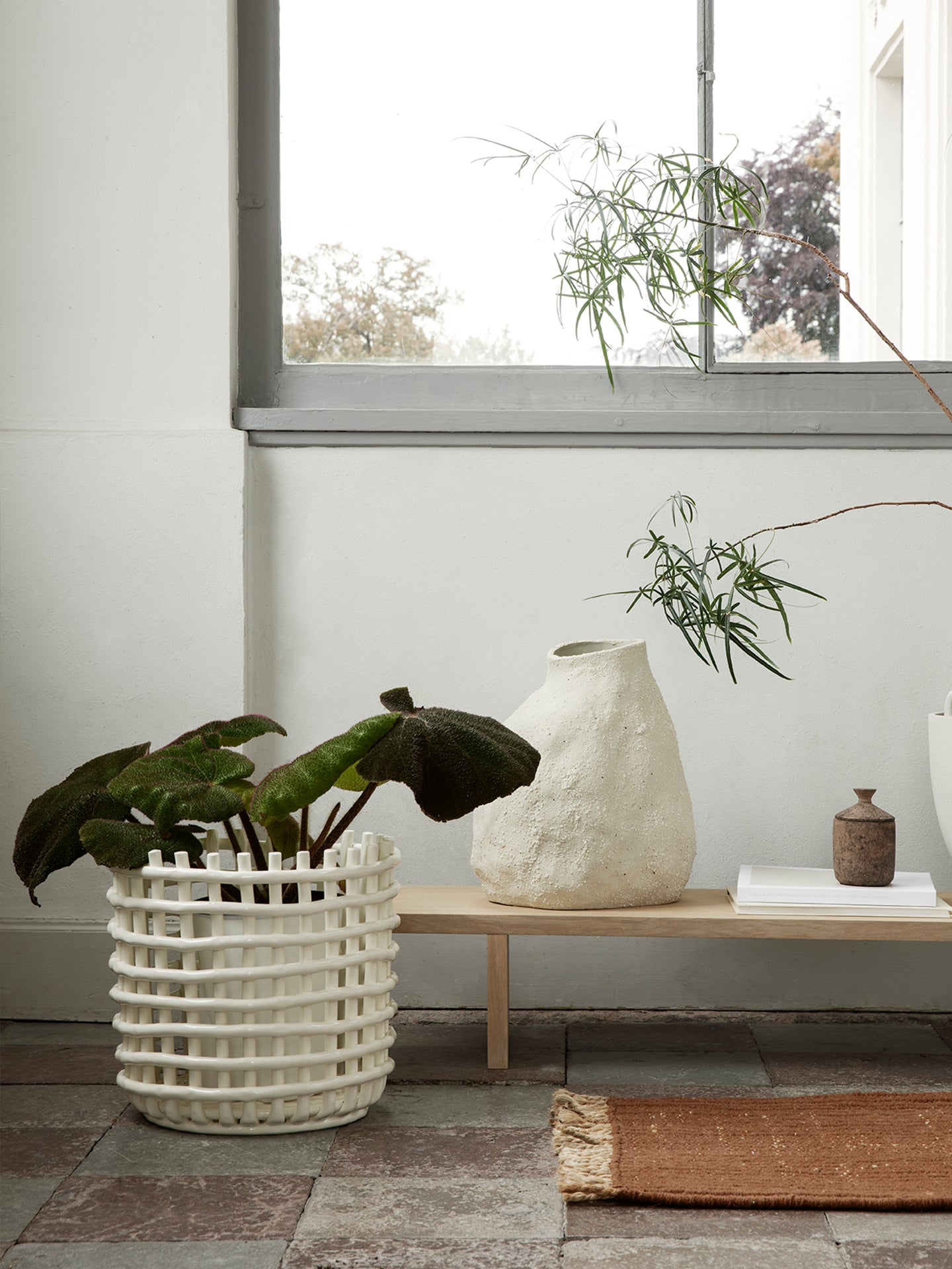 Ferm Living - Ceramic Basket XL – Skandi.no